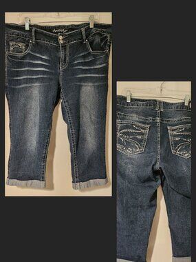 Jean Capri Pants Size 16 by Amethyst